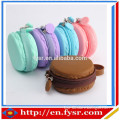 2015silicone Macaron wallet Hot-selling fashionable silicone money pouch and silicon wallet